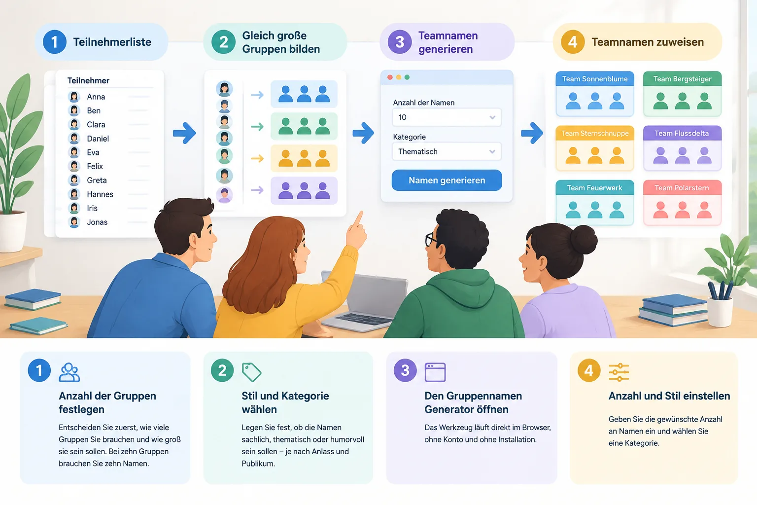 Simple workflow diagram