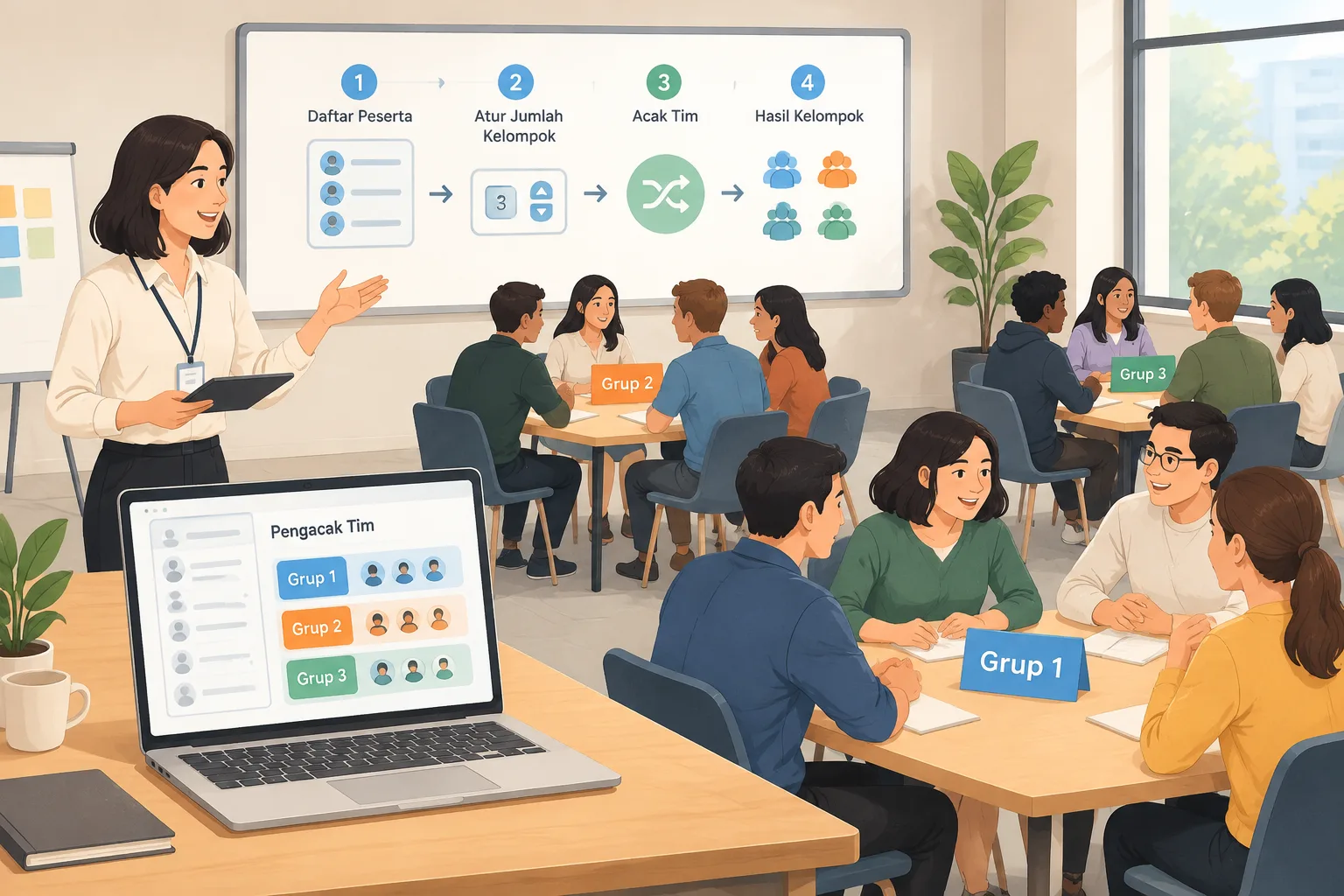 clean instructional illustration