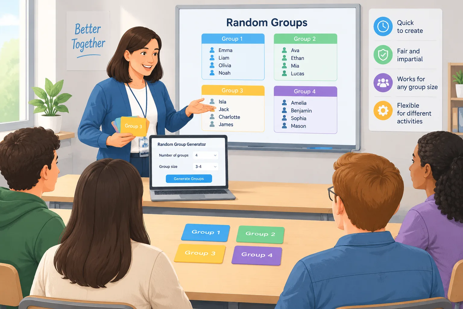 Clean instructional illustration