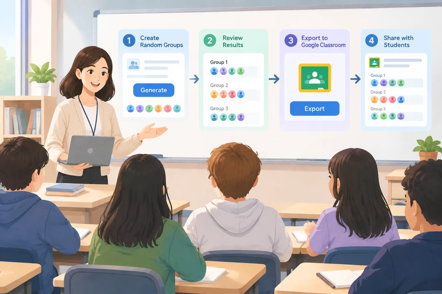 clean instructional illustration