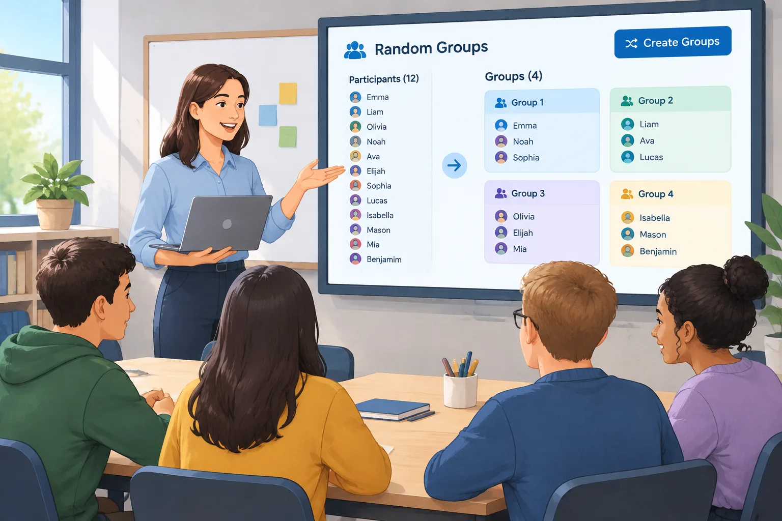 clean instructional illustration