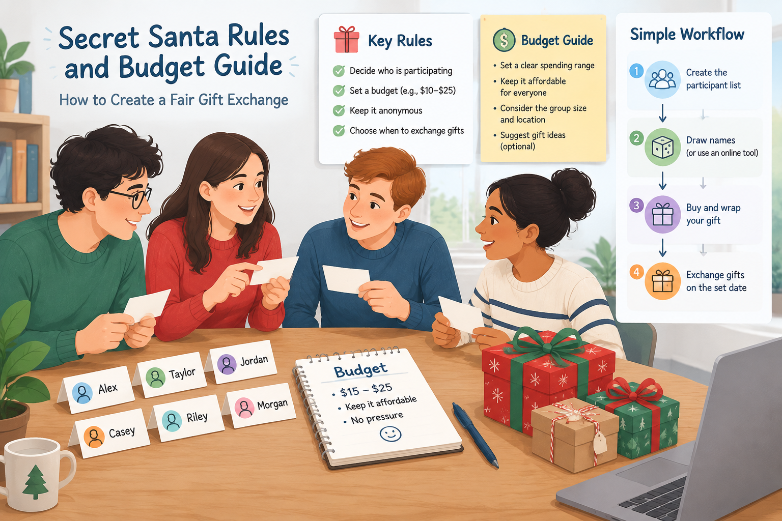 clean instructional illustration