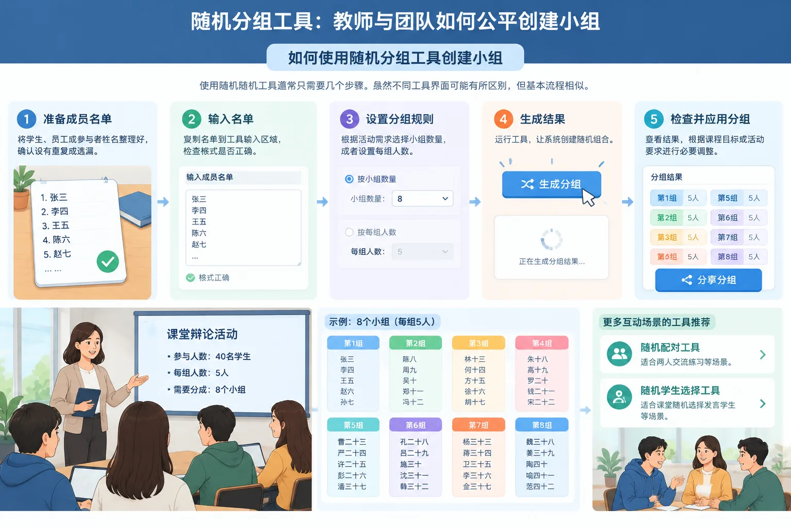 step-by-step infographic