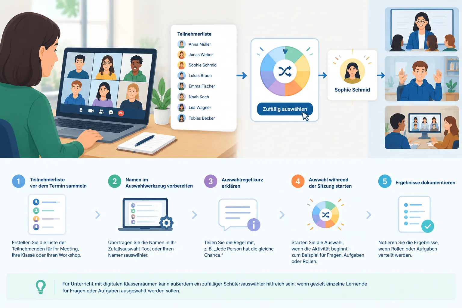 Neutral workflow illustration