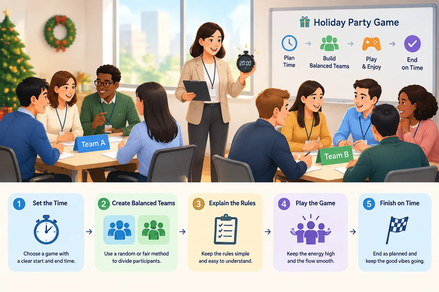 clean instructional illustration
