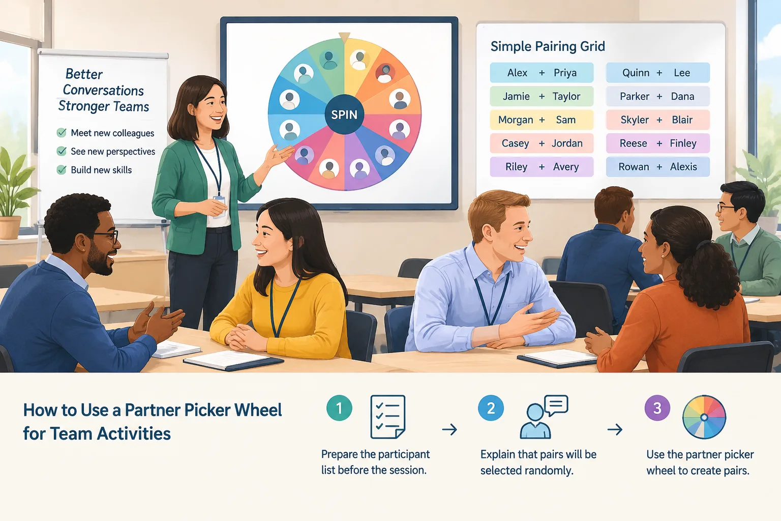 workshop-friendly illustration