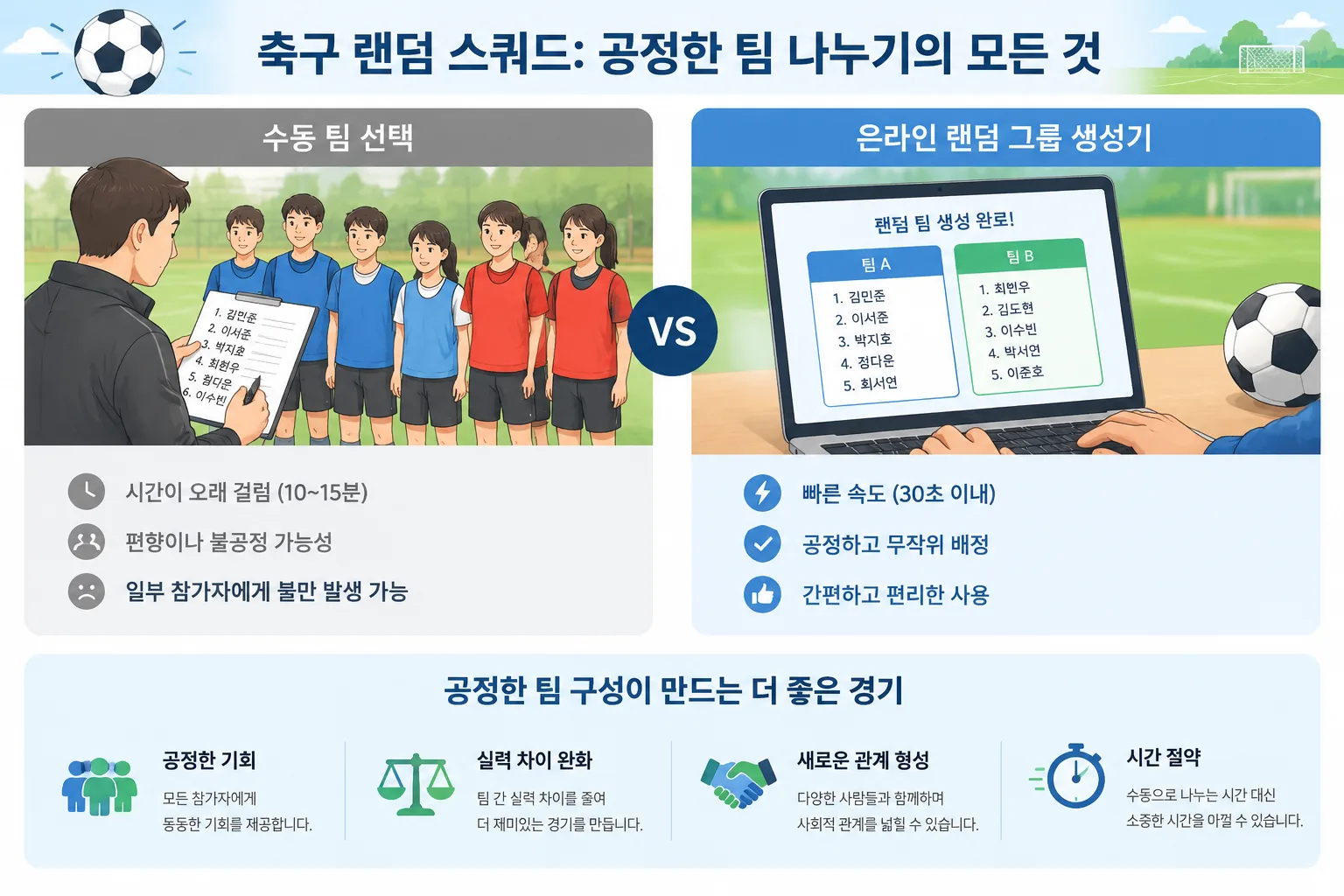A simple comparison chart