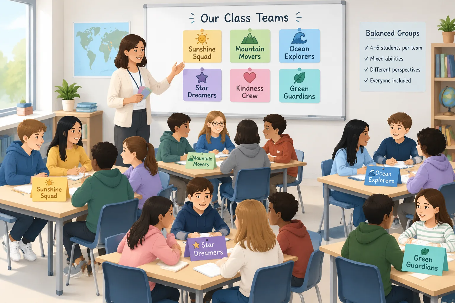 clean instructional illustration