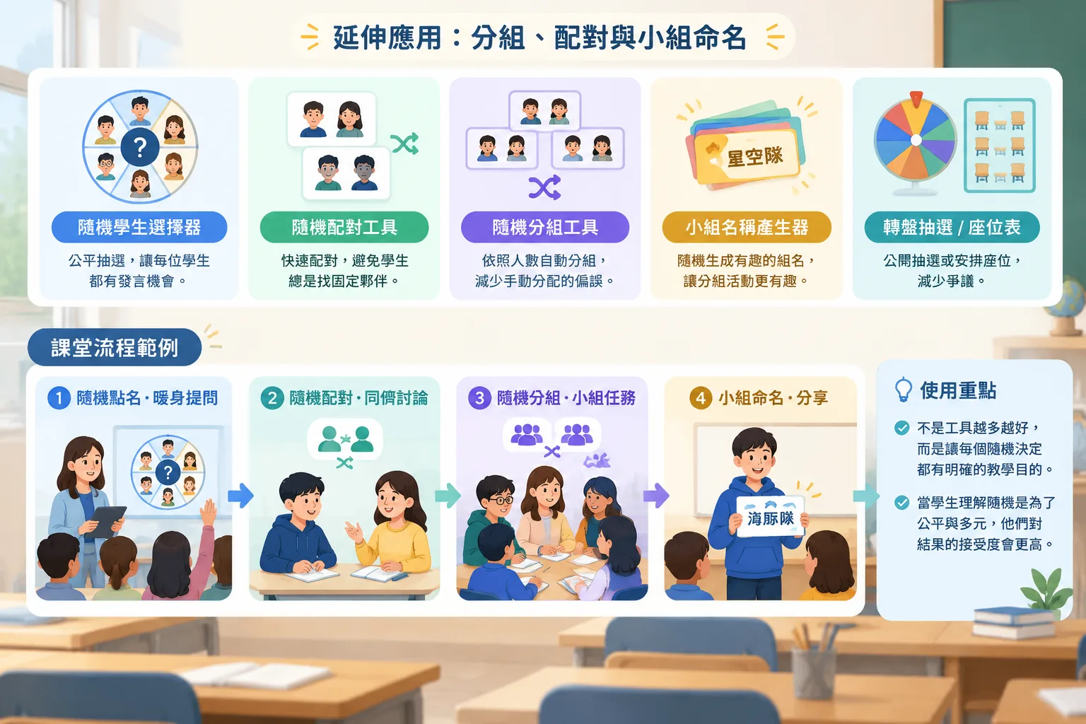 classroom workflow diagram