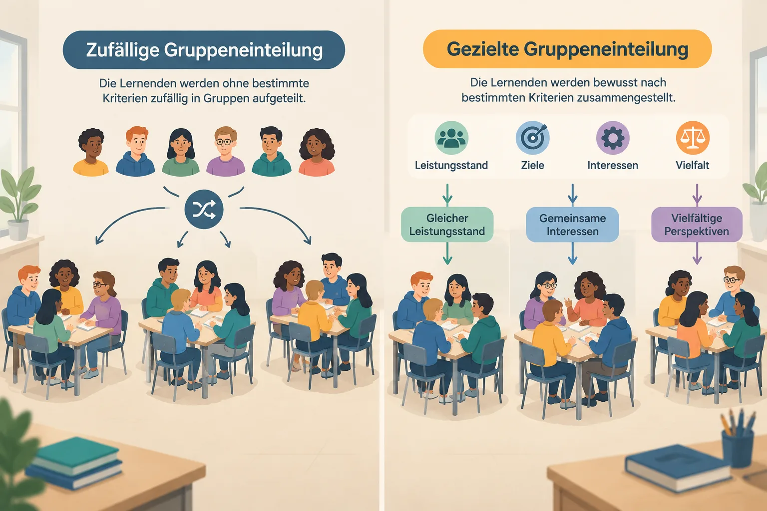 Klares Lehrdiagramm