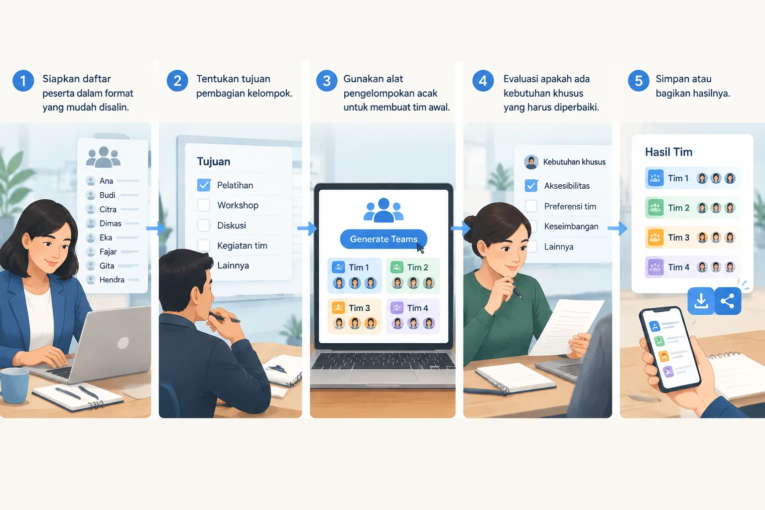 step by step infographic