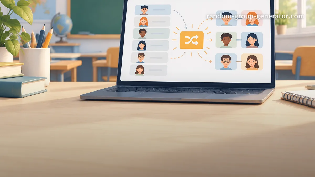 Comment utiliser le Random Pair Generator en classe pour créer des binômes aléatoires