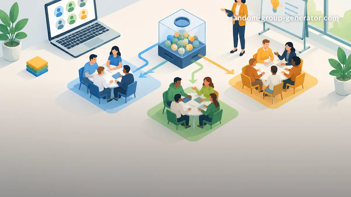Team-Zufallsgenerator in der Unternehmensausbildung: Workshops fair und effizient gestalten