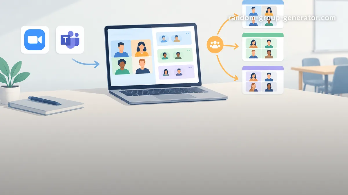 Zoom-Breakout-Generator: Der ultimative Leitfaden für Breakout-Räume in Zoom & Teams