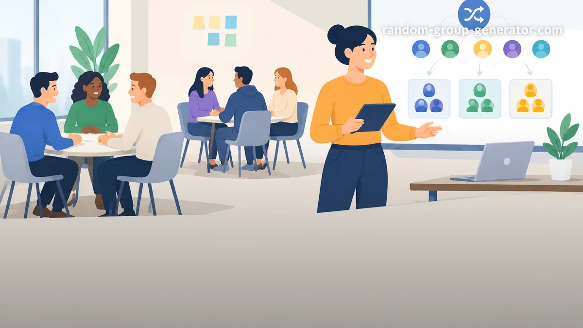 How to Use a Team Randomizer for Corporate Training