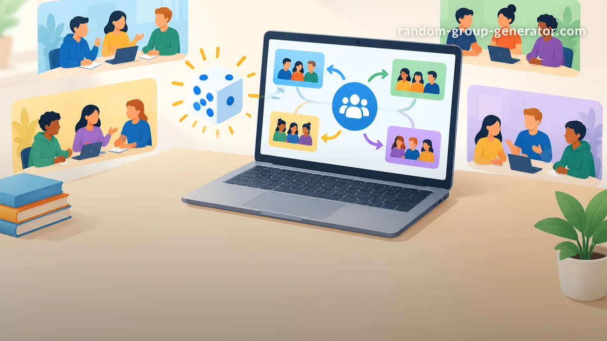 Guía completa del generador de grupos para salas breakout de Zoom y Teams