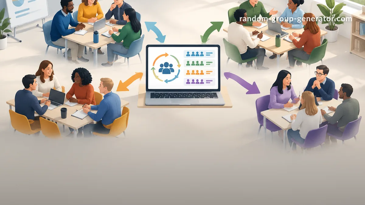 Comment un générateur d'équipes aléatoire dynamise la formation en entreprise