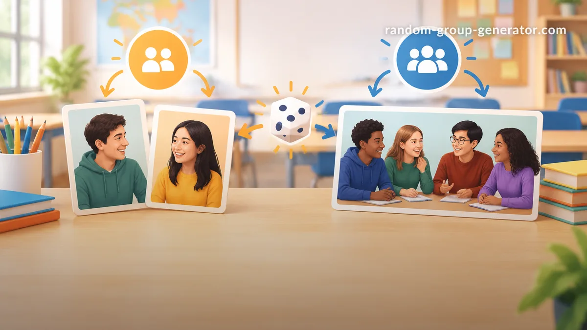 Random Pair Generator vs Random Group Generator: ¿Cuál es la mejor opción para tu aula?