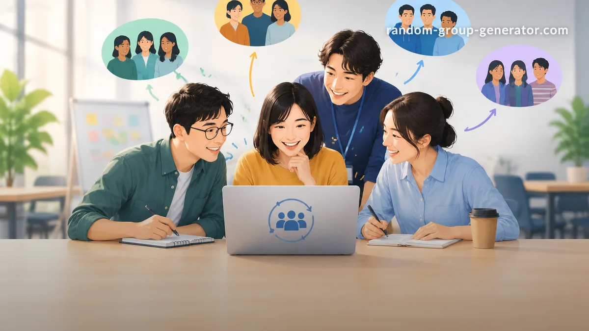 隨機分組產生器:企業培訓工作坊必備的團隊混搭工具