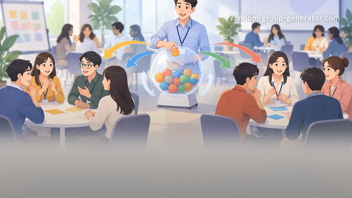 团队随机生成器如何助力企业培训?高效分组实操指南