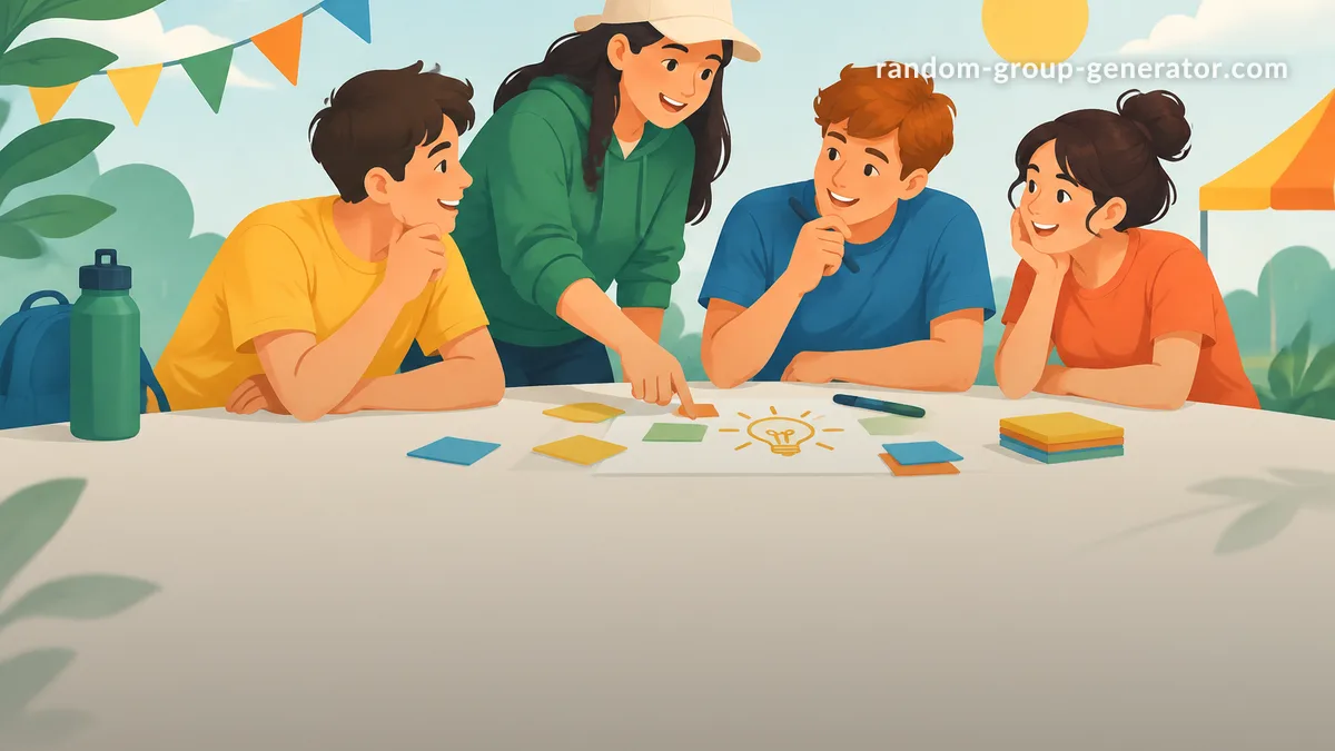 Patrones de nombres para equipos de eventos de verano