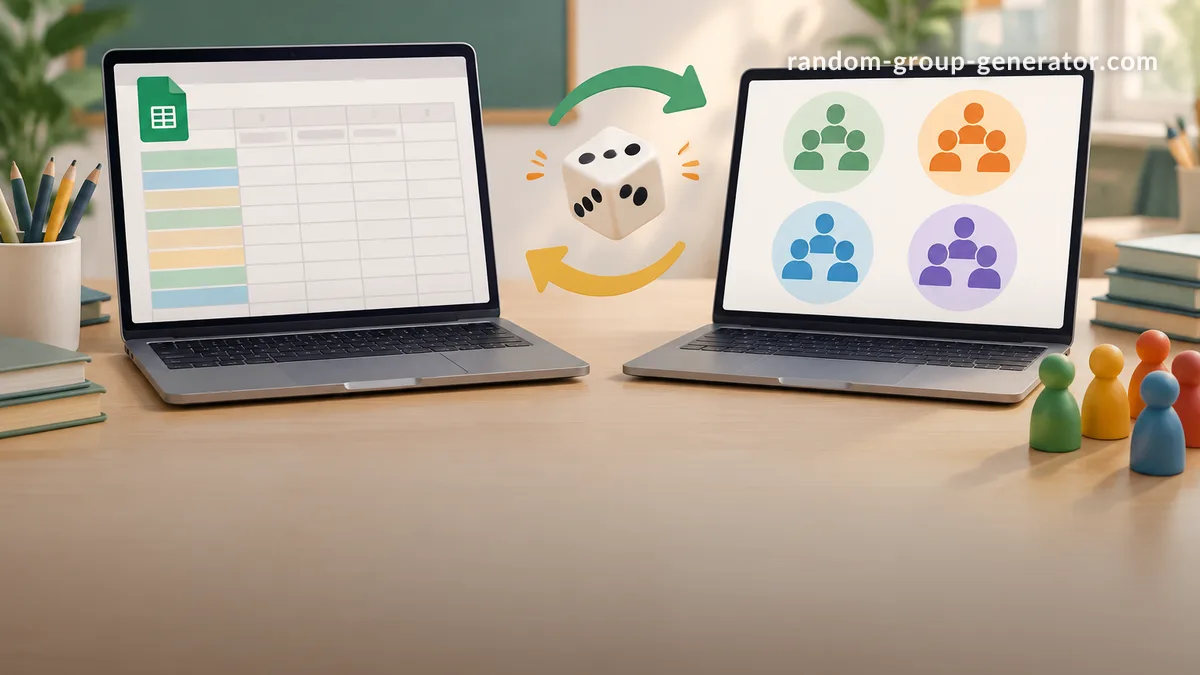 Google Sheets vs Online Group Generator : quelle solution pour vos groupes aléatoires ?