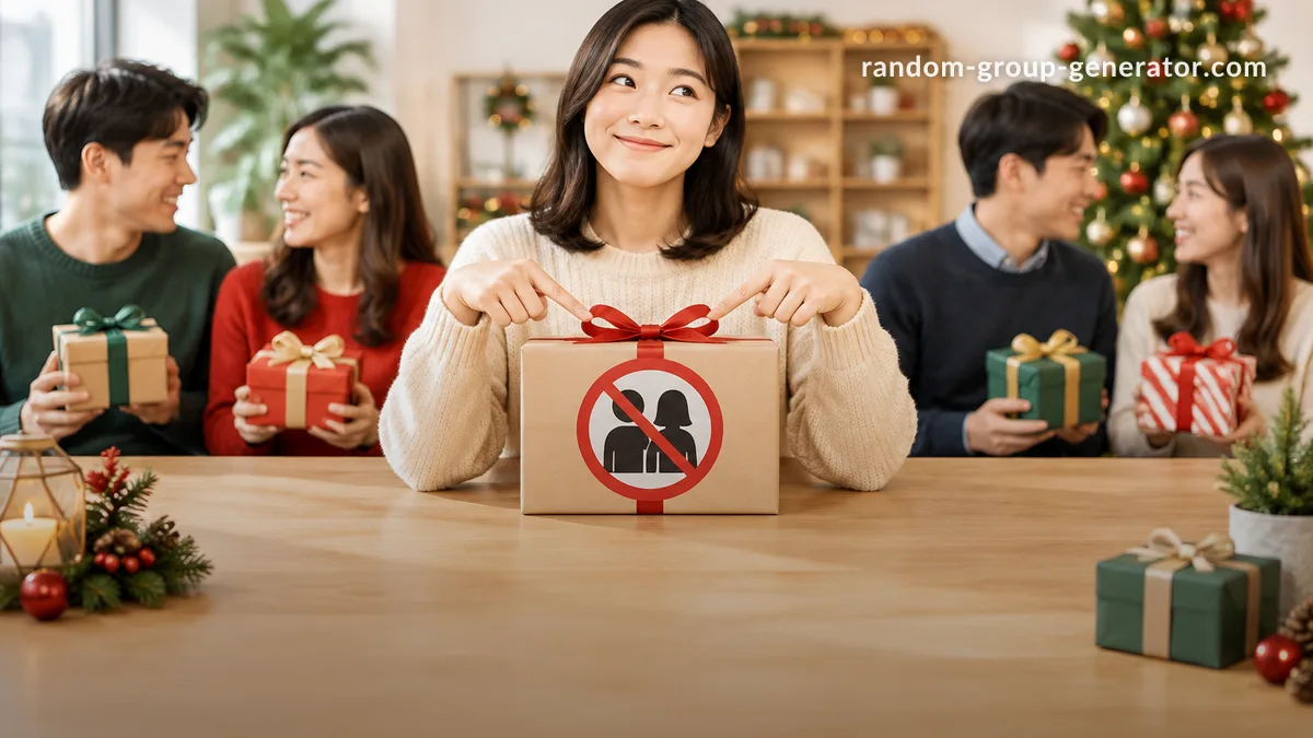 如何在聖誕交換禮物中排除伴侶:公平安排交換對象的方法