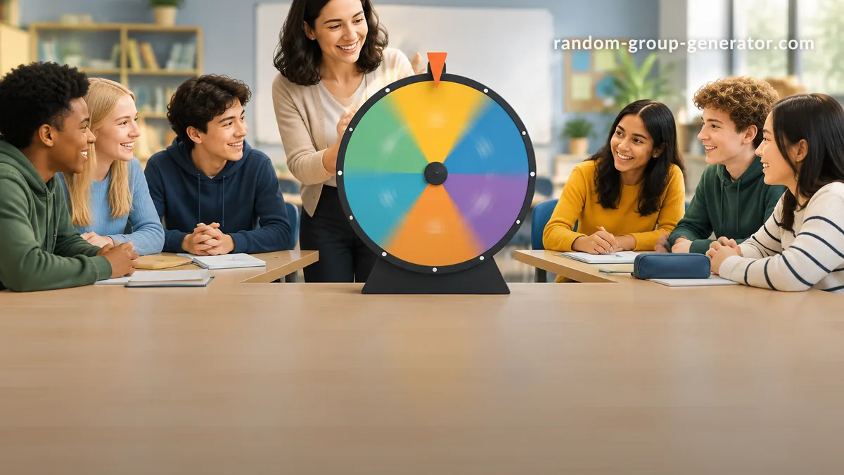 Random Group Spinner: Spin the Wheel to Make Groups