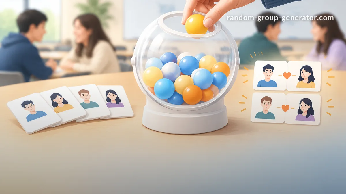 랜덤 파트너 생성기(Random Partner Generator): 언제 그룹 대신 파트너 뽑기를 사용해야 할까?