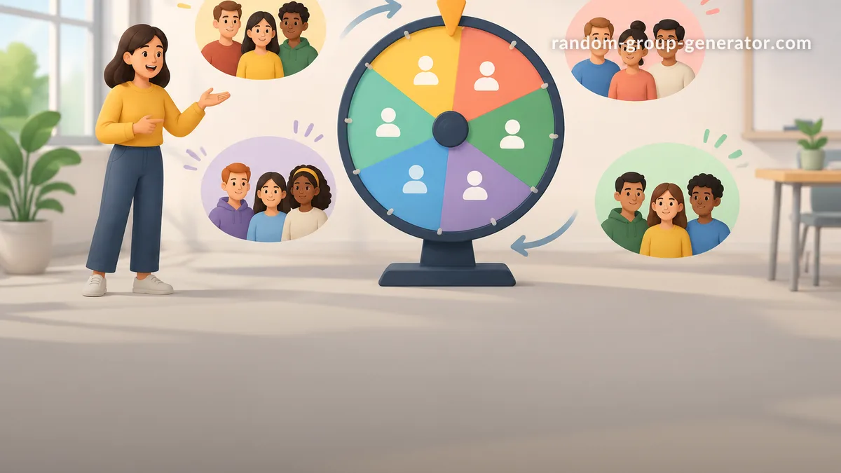 Spin Bagi Kelompok : Comment Créer des Groupes Aléatoires
