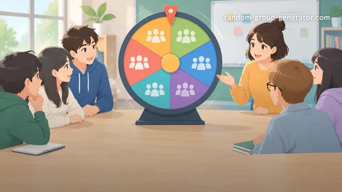随机小组转盘：如何用随机分组转盘快速创建公平团队