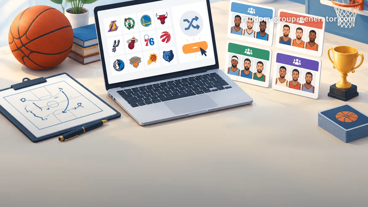 Générateur d’équipes NBA aléatoires: pratique équitable et drafts fantasy