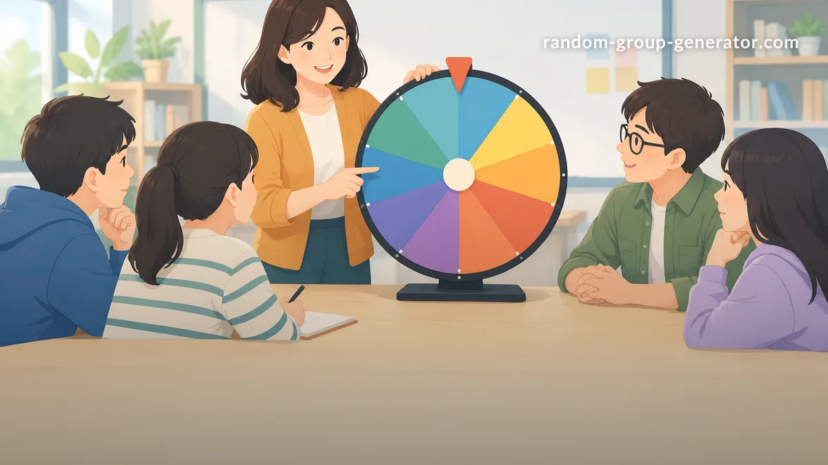 随机小组转盘:教师和团队负责人如何公平创建小组