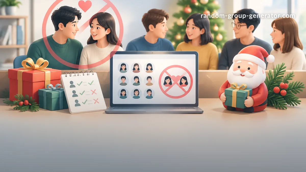 비밀 산타에서 커플을 제외하는 방법: 공정한 선물 교환 만들기