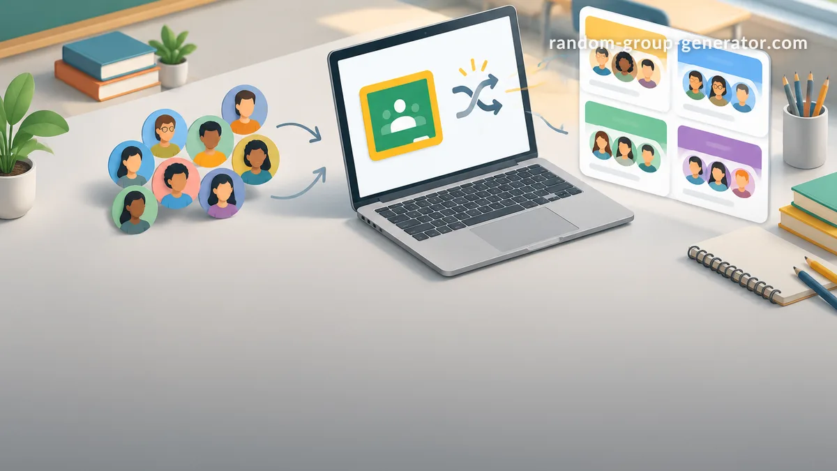 Guide d'intégration : Random Group Generator Google Classroom Integration