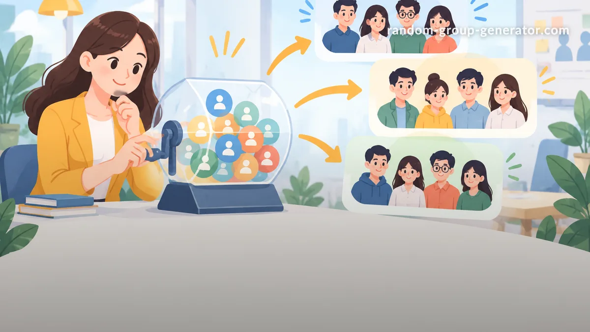 HR经理使用随机团队生成器(Random Team Generator HR)的5种高效方式