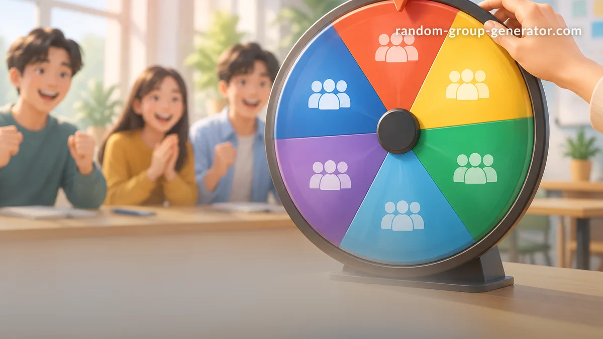 즉석 그룹 추첨기로 빠르고 공정하게 팀을 나누는 방법
