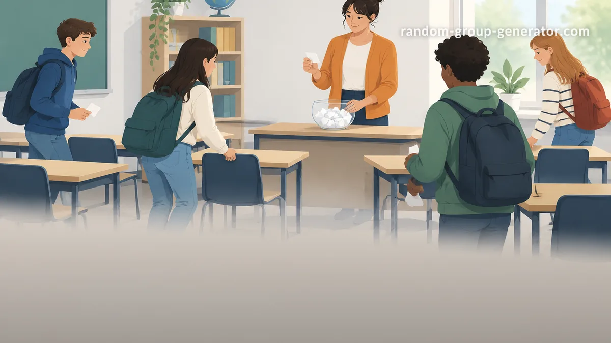 Tirage aléatoire de places en classe: organiser un changement de siège équitable