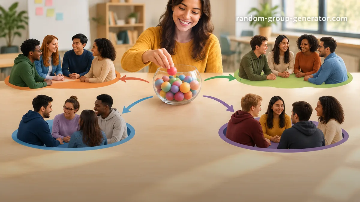 Grupos aleatorios: cómo crear equipos equilibrados de forma rápida