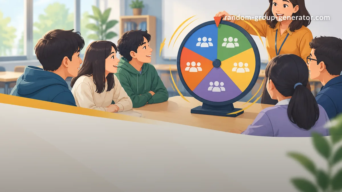 Spin bagi kelompok: cara cepat membuat kelompok adil untuk kelas dan tim
