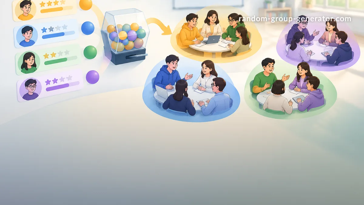 가중치 무작위 그룹 만드는 방법: Random Group Generator로 균형 잡힌 팀 편성