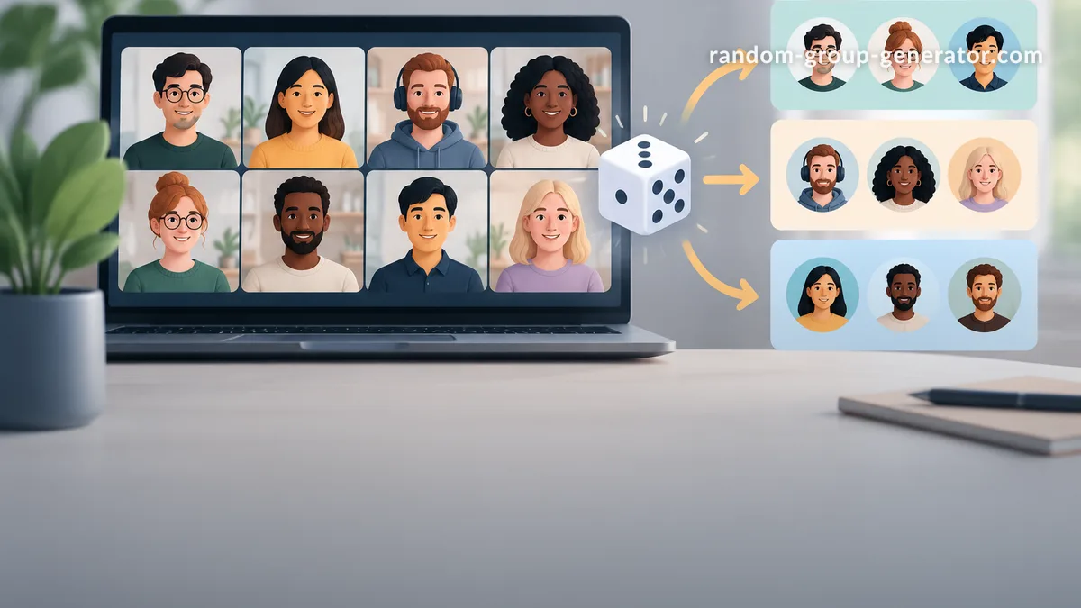 Zufallsgruppengenerator für Remote-Teams: So optimieren Sie die virtuelle Zusammenarbeit