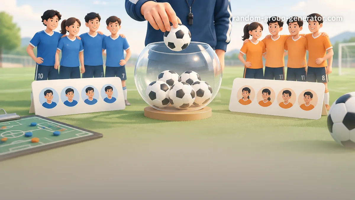 축구 팀 랜덤 뽑기: 공정하고 빠른 팀 구성 가이드