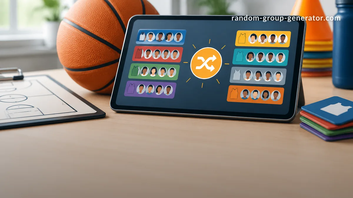 NBA-Zufallsteam-Generator: Faire Teams für Training und Fantasy-Drafts erstellen
