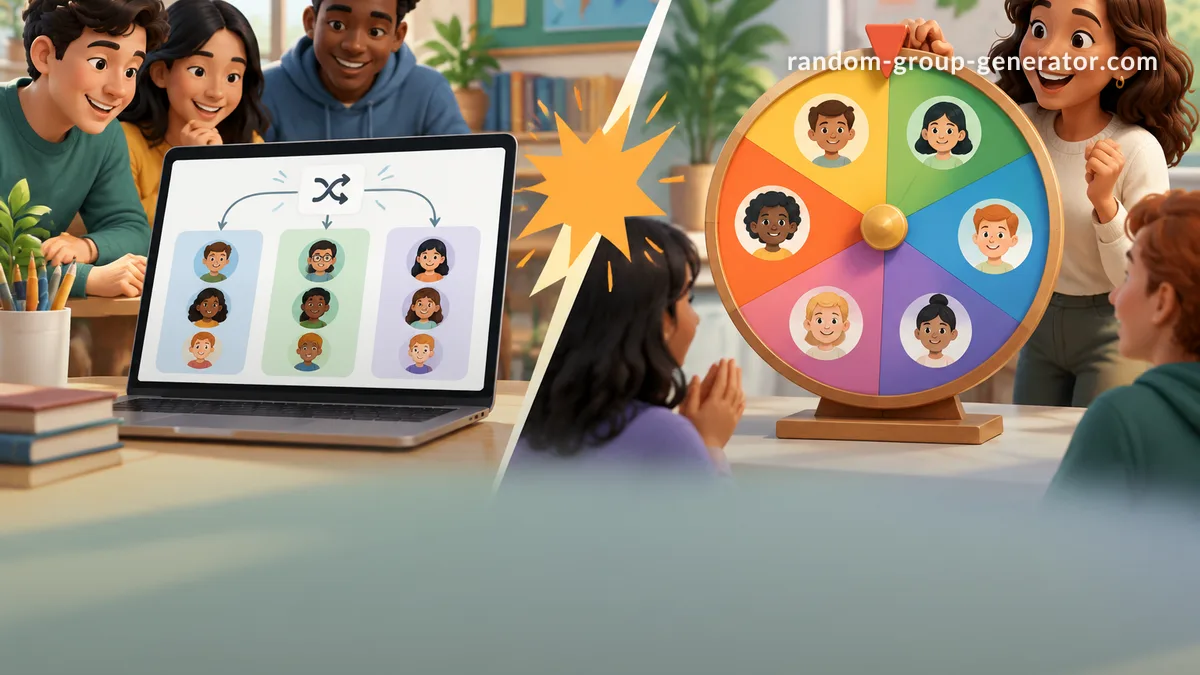 Random Group Generator vs Spin the Wheel