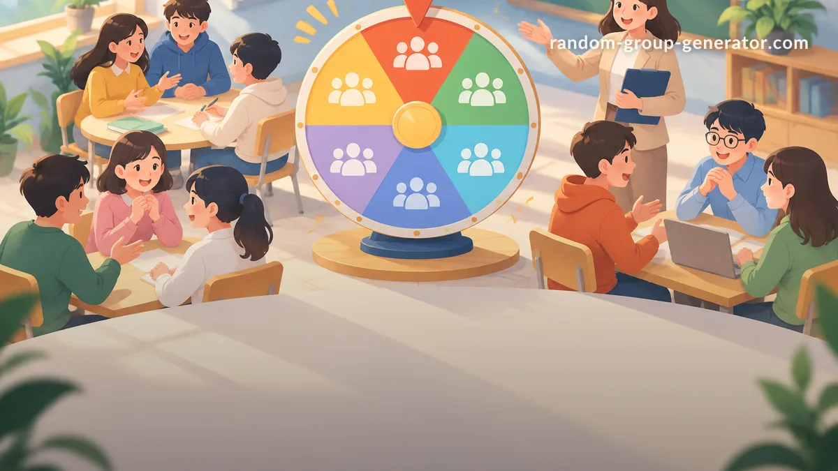 随机分组转盘：教师和团队如何公平创建小组