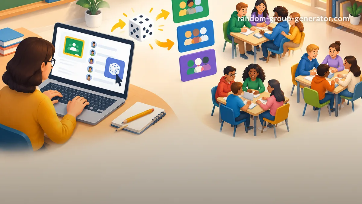Integración del generador de grupos aleatorios con Google Classroom: guía paso a paso