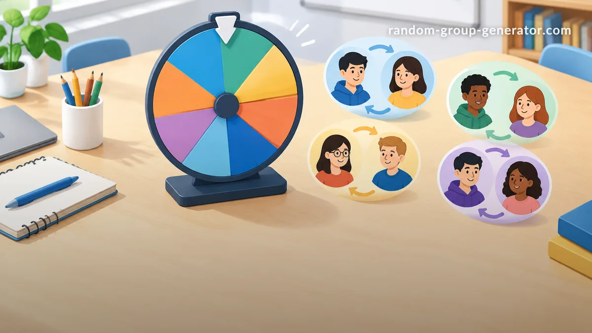 Partner Picker Wheel: Spin to Make Random Pairs