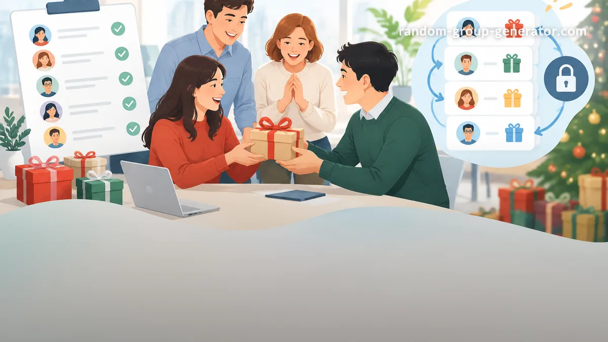 직장에서 비밀 산타를 준비하는 방법: 스프레드시트 혼란 없이 운영하기