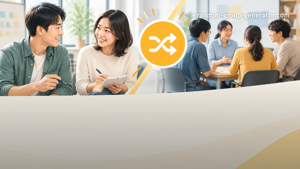 隨機夥伴產生器:何時該用兩人配對而非團體分組?